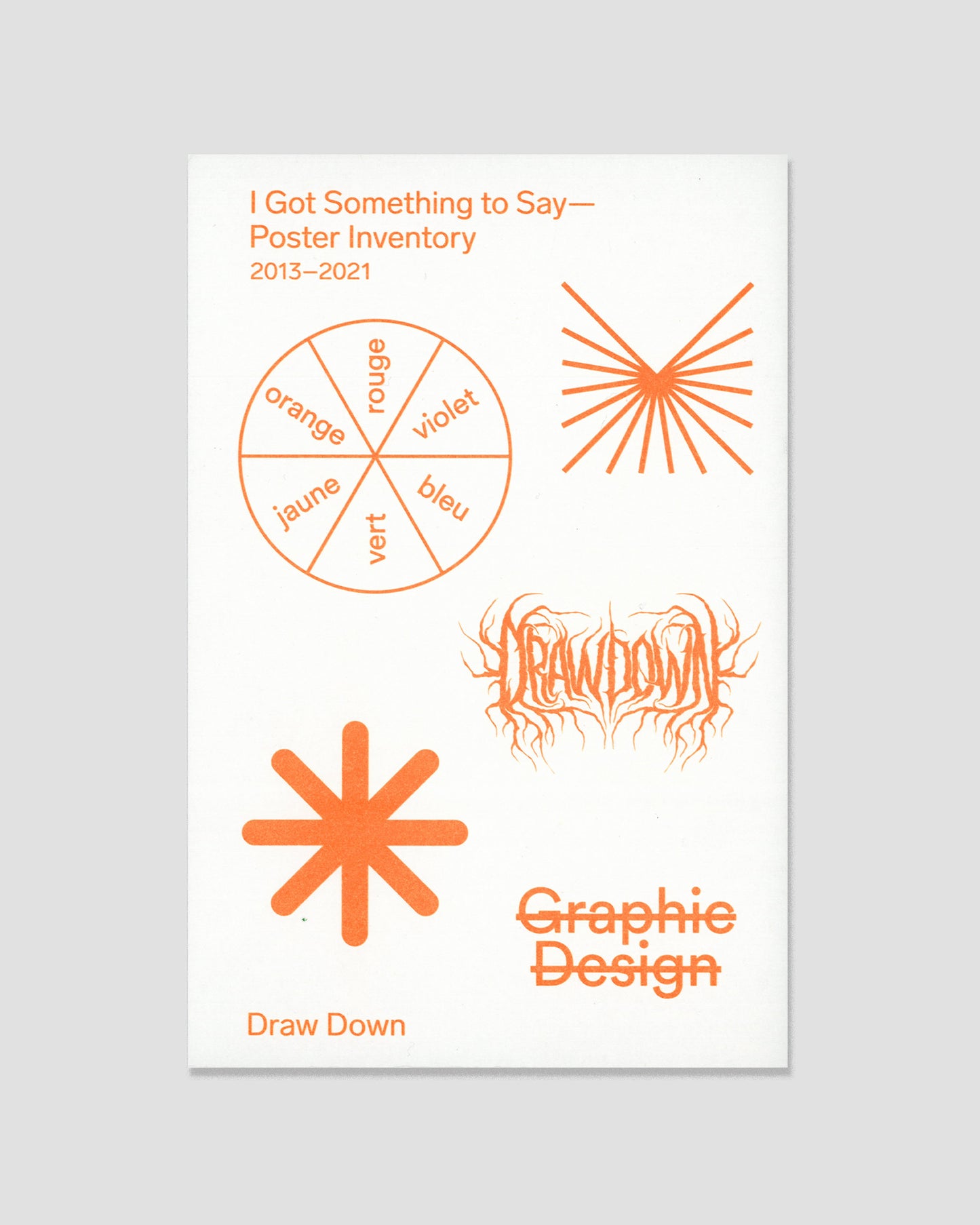 I Got Something to Say — Poster Inventory, 2013–2021