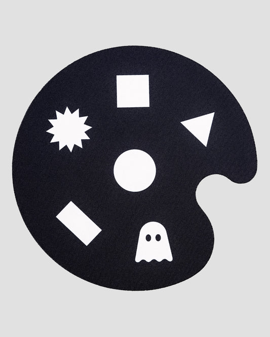 Ghostly Mousepad Black