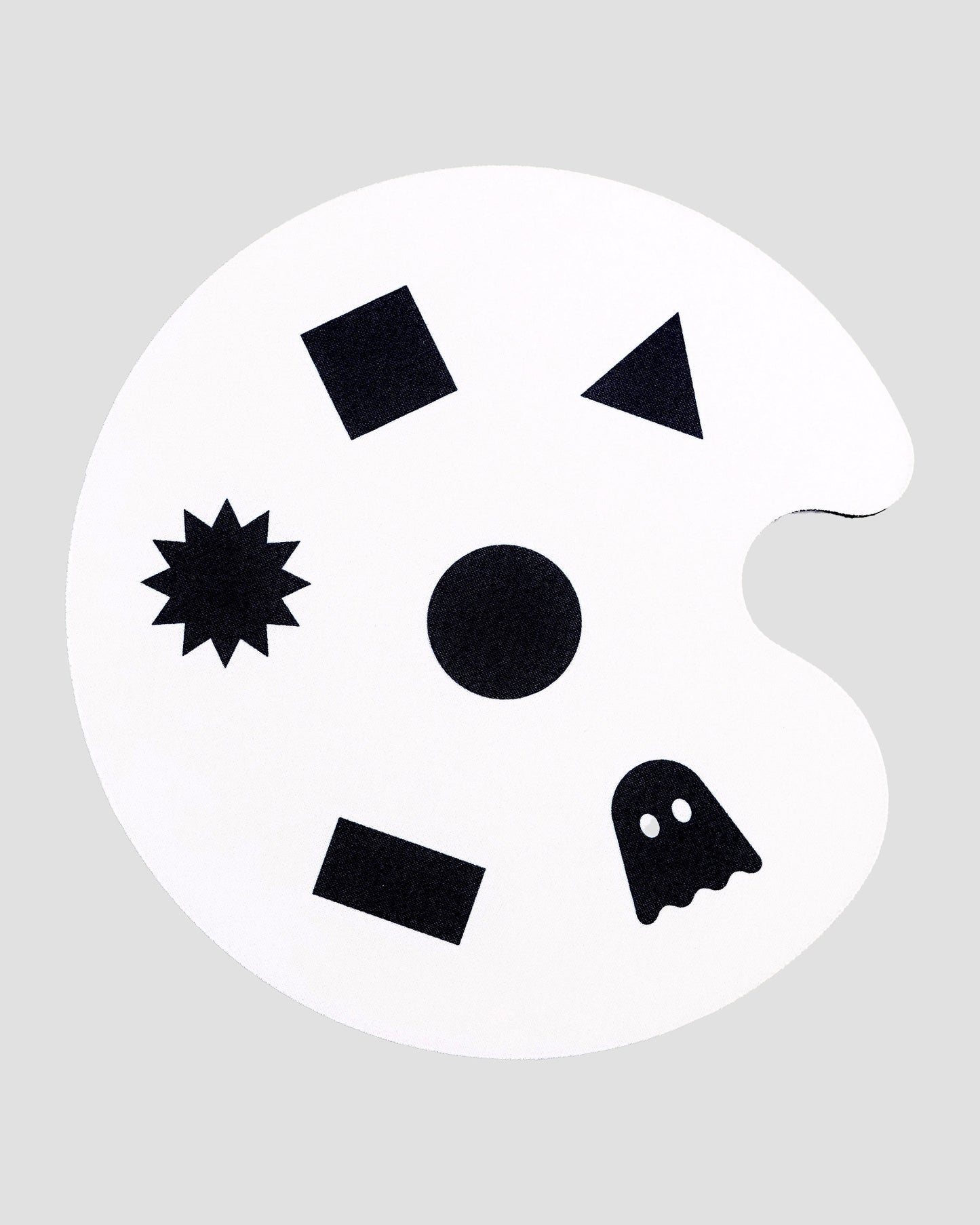 Ghostly Mousepad White