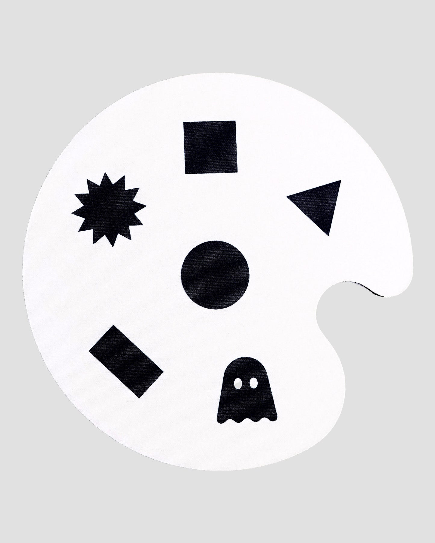 Ghostly Mousepad White