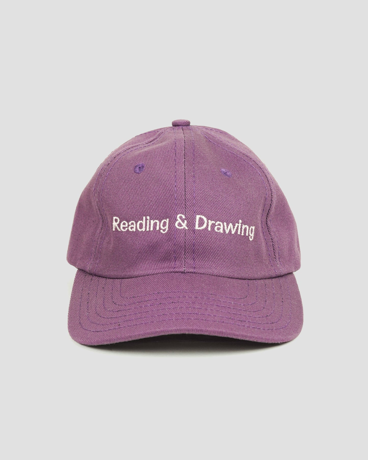 Reading & Drawing Hat Plum