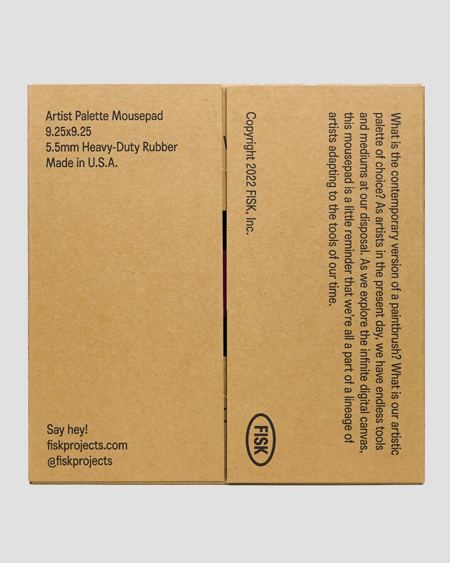 Palette Mousepad Black